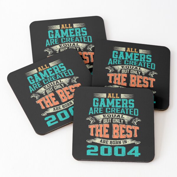 Item preview, all gamers are created equal but only the best are born 2004 | funny gamer designed and sold by YAHIA-14.