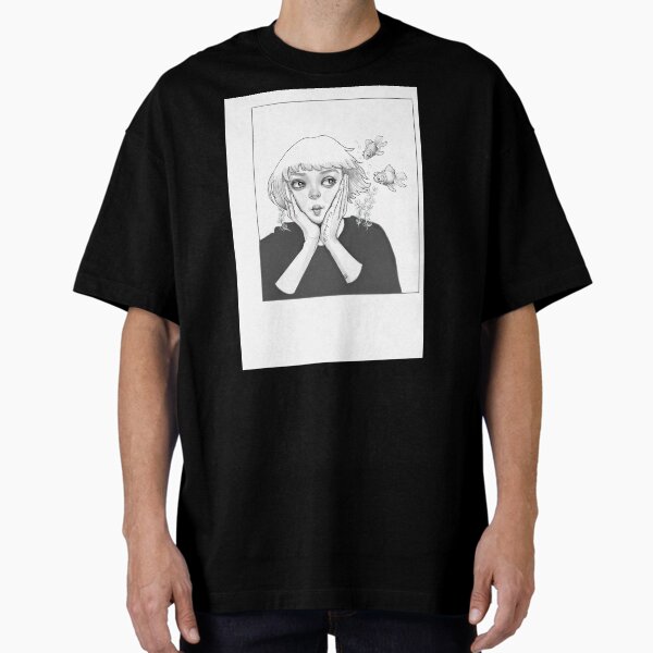 Fishy lips illustration  Oversized T-Shirt