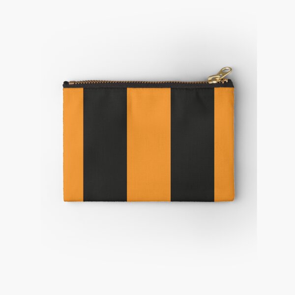 Item preview, Large ORANGE and BLACK Vertical STRIPES designed and sold by RachelMacht.