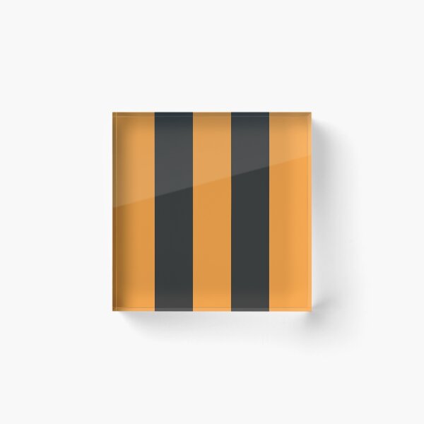Item preview, Large ORANGE and BLACK Vertical STRIPES designed and sold by RachelMacht.
