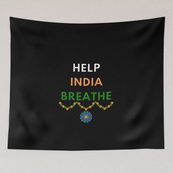 Item preview, Help India Breathe Covid Design For Collecting Donations - India Covid Aid designed and sold by TeensArts.