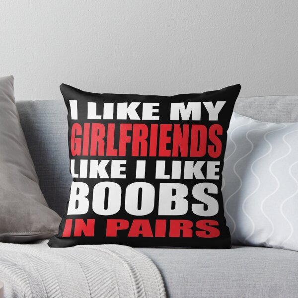 Item preview, I like my girlfrieds in pairs funny poly designed and sold by RoguePixel.