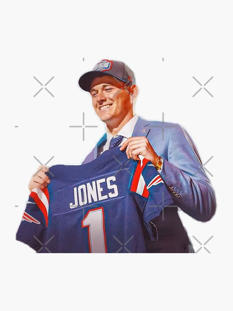 Mac Jones jersey with number 10 Sticker for Sale by