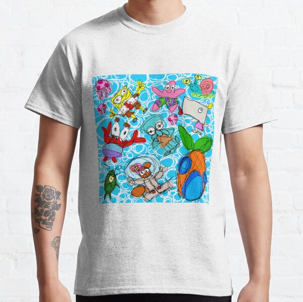Bubbly Boy And Friends Print Classic T-Shirt