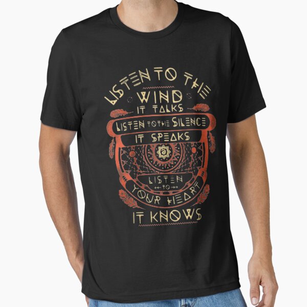 Item preview, NATIVE AMERICAN LISTEN TO THE WIND IT TALKS LISTEN TO THE SILENCE IT SPEAKS LISTEN YOUR HEART IT KNOWS designed and sold by NativeAmerican1.