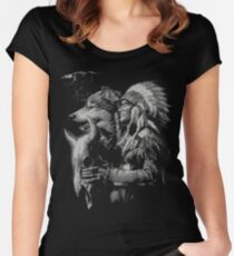 NATIVE AMERICAN Women's Fitted Scoop T-Shirt