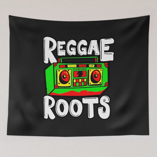 Item preview, Reggae Roots Music Boombox Rastafari Jamaica designed and sold by Músico Ilustre.