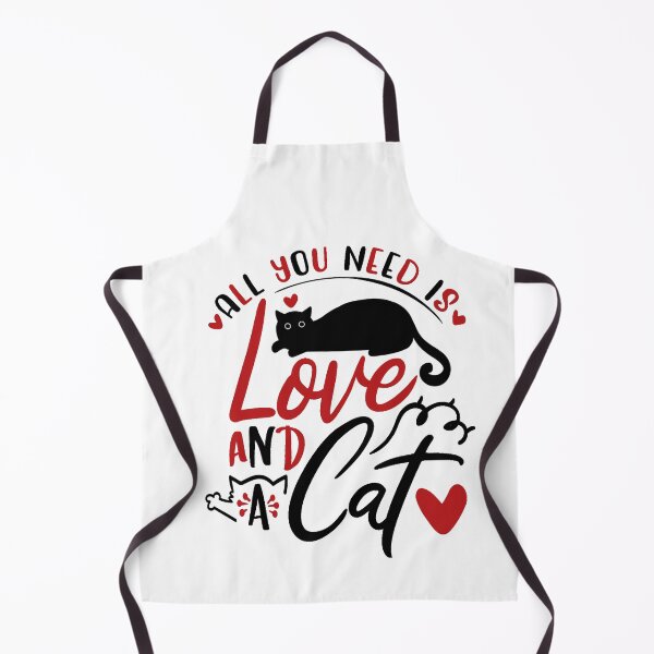 Item preview, All You Need Is Love And A Cat ( Black and Red ) designed and sold by RomeoSketches.