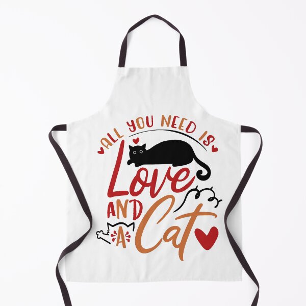 Item preview, All You Need Is Love And A Cat ( Red and Orange ) designed and sold by RomeoSketches.