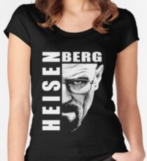 Heisenberg Black n White Women's Fitted Scoop T-Shirt