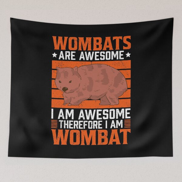 Item preview, Wombat is fantastic marsupial Australia saying designed and sold by madgrfx.