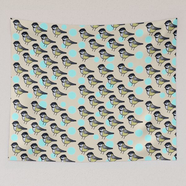 Item preview, flock of chickadee designed and sold by sandpiperstudio.