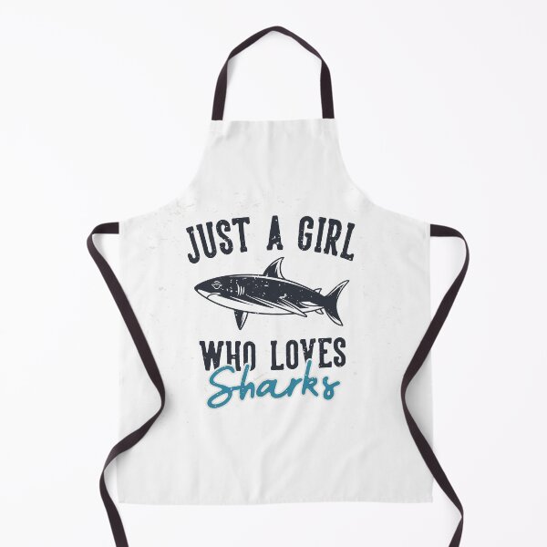 Item preview, JUST A GIRL WHO LOVES SHARKS DESIGN designed and sold by Picspot.
