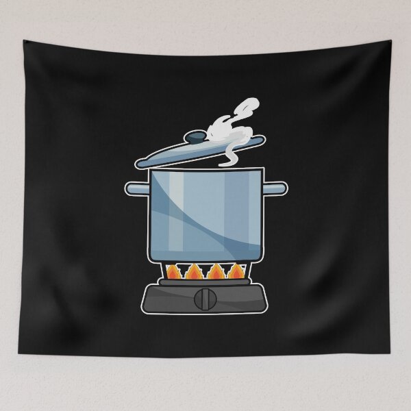 Item preview, Fireplace with Saucepan & Lid designed and sold by Snabdesign84.