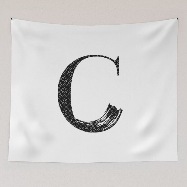 Item preview, Letter C - Black & White #1 designed and sold by Kettukas.