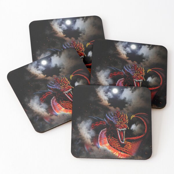 Item preview, Moon Red Fire Dragon Clouds designed and sold by Kim Andrews.