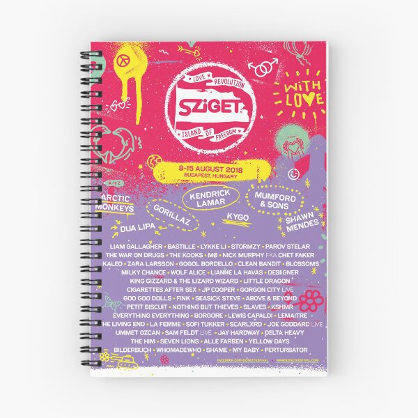 Item preview, Sziget 2018 Lineup designed and sold by itspaloma.