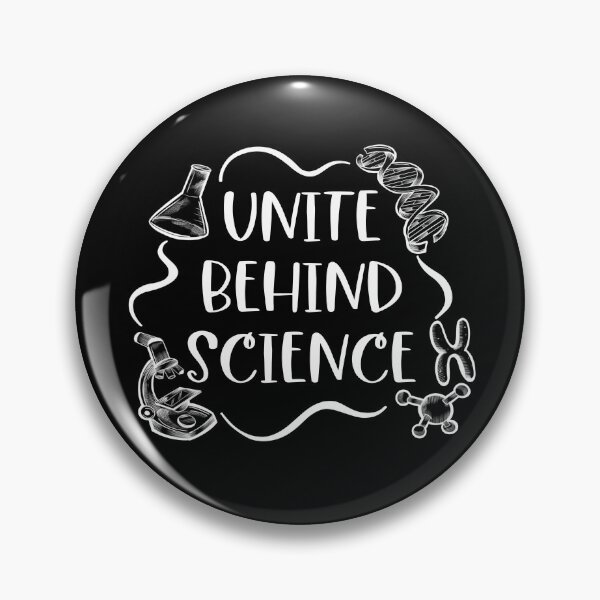 Item preview, Unite behind the science (white) designed and sold by PurpleTurtle8.