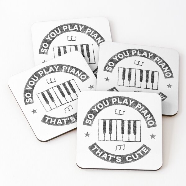 Item preview, So You Play Piano Black Cut Out designed and sold by Eduardo Tavares.