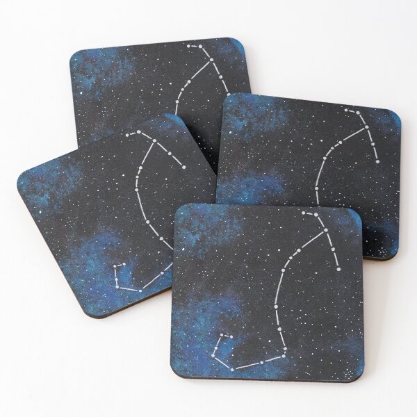 Item preview, Scorpio Zodiac Sign Space Painting designed and sold by CoryellArt.