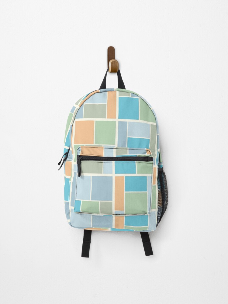 Thumbnail 1 of 3, Backpack, Blocks wallpaper - Spring designed and sold by JRPDesign.