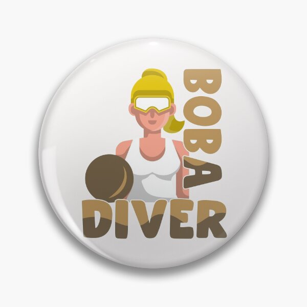 Item preview, Boba Diver Korean Milk Tea Tapioca Pearls Gift designed and sold by TheAplus.