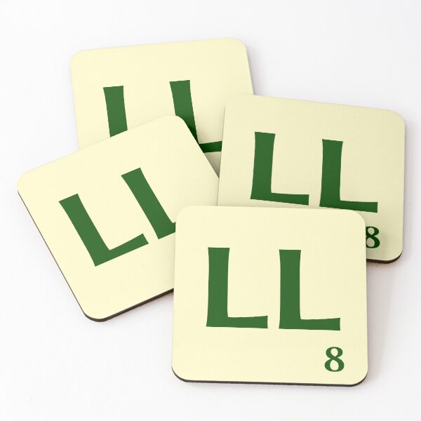 Item preview, Ficha de Scrabble de la LL de 8 puntos designed and sold by fgrdisseny.