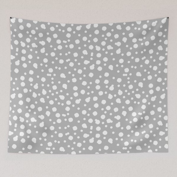 Item preview, Chic Grey Polka Dot Pattern designed and sold by Julie Erin Designs.