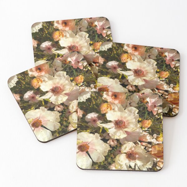 Item preview, Peachy Keene Flowers designed and sold by TeaFairy Art.