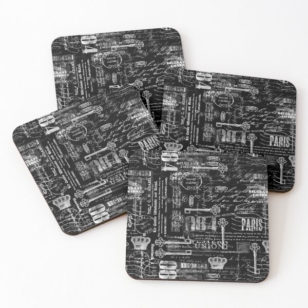 Item preview, Vintage Handwriting And Steampunk Pattern Nostalgic Century Style designed and sold by artsandsoul.