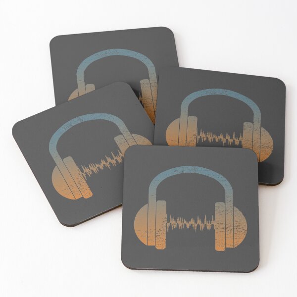 Item preview, Headphones in blue and orange designed and sold by Interpret108.