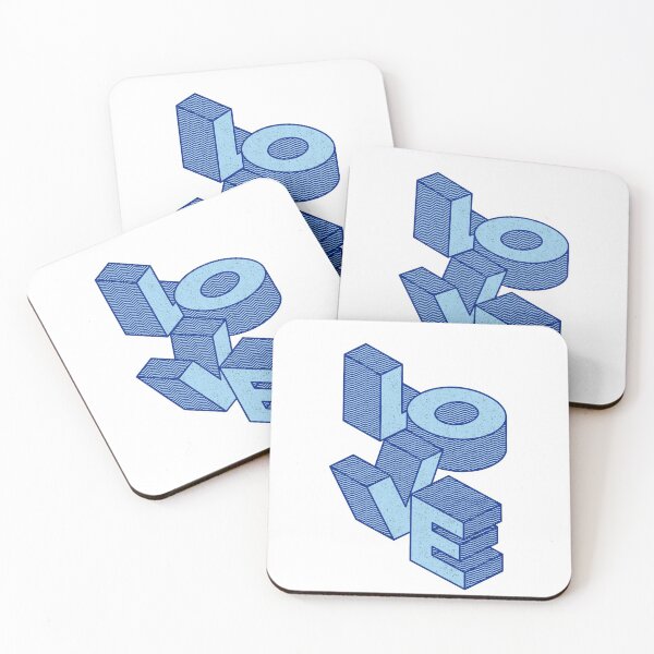 Item preview, Love in Isometric Letters - Love Is Love designed and sold by ittybittyowl.