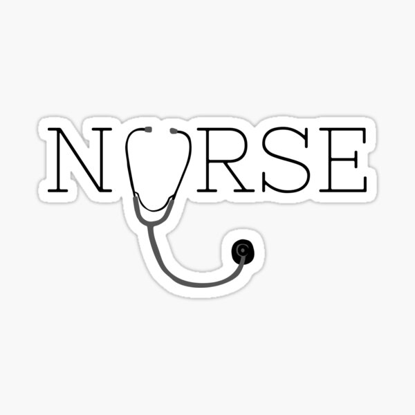 Nurse Stethoscope  Sticker for Sale by PRNTDADZ