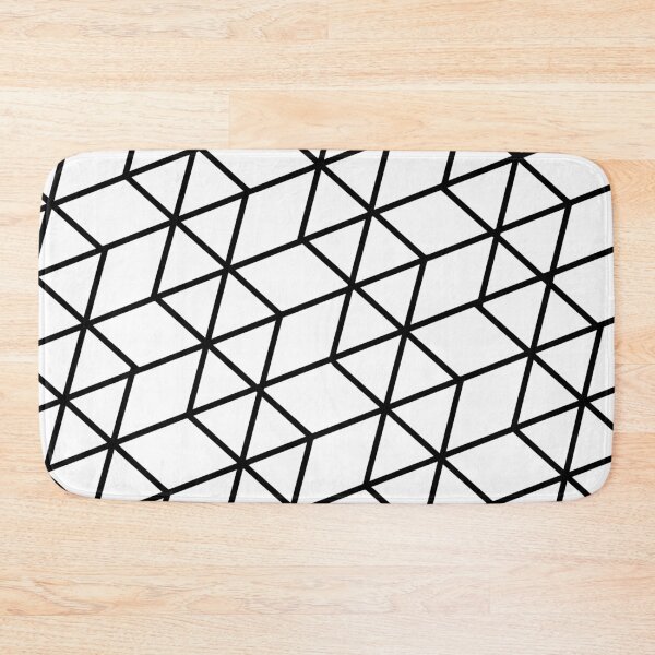 Item preview, Black and White Abstract Geometric Pattern designed and sold by SarahJisri.