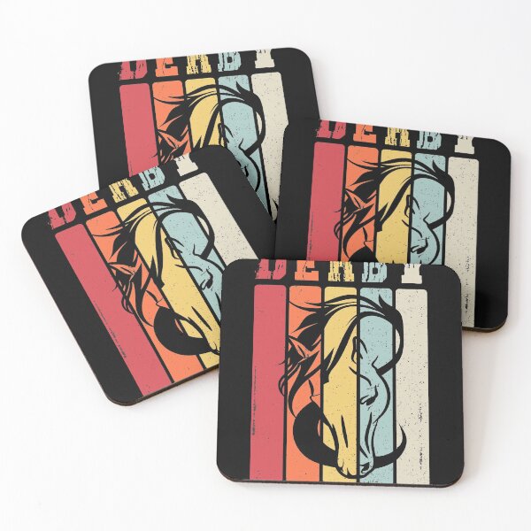 Item preview, Derby Vintage Horse Racing Style Horse Lover Gift designed and sold by Tee Revolution.