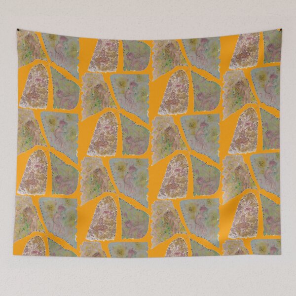 Item preview, People of nature, pictures on leather, Australian colors, naive pictures,  designed and sold by NessArtByEwa.