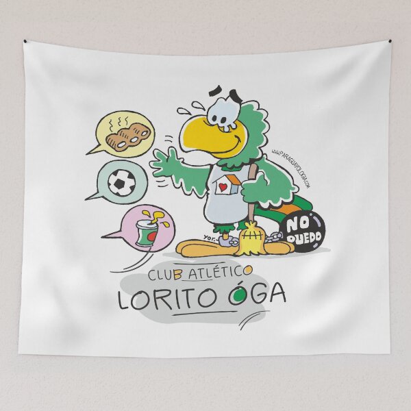 Item preview, oga parrot designed and sold by Paraguayo-logia.