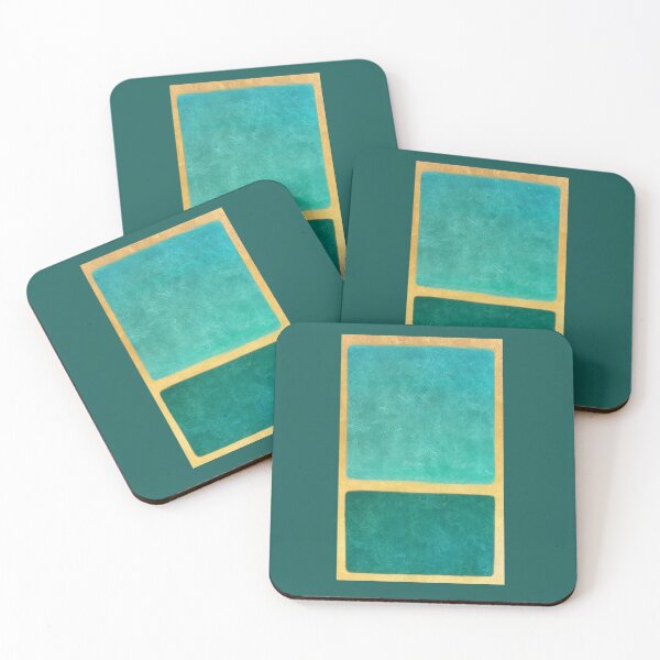 Item preview, Mark Rothko Inspired - Green And Gold - Fans of Rothko designed and sold by emilybrownart.