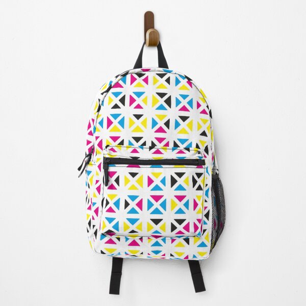 Item preview, Rounded Triangle Pattern (CMYK) designed and sold by John Uttley.