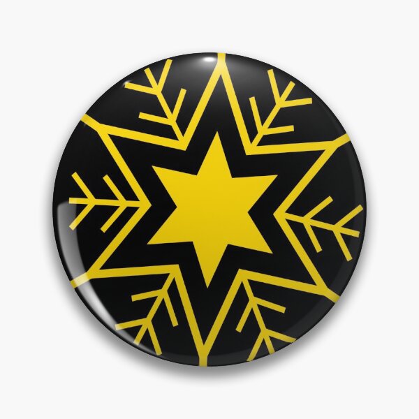 Item preview, Gold and black snowflakes designed and sold by adiosmillet.