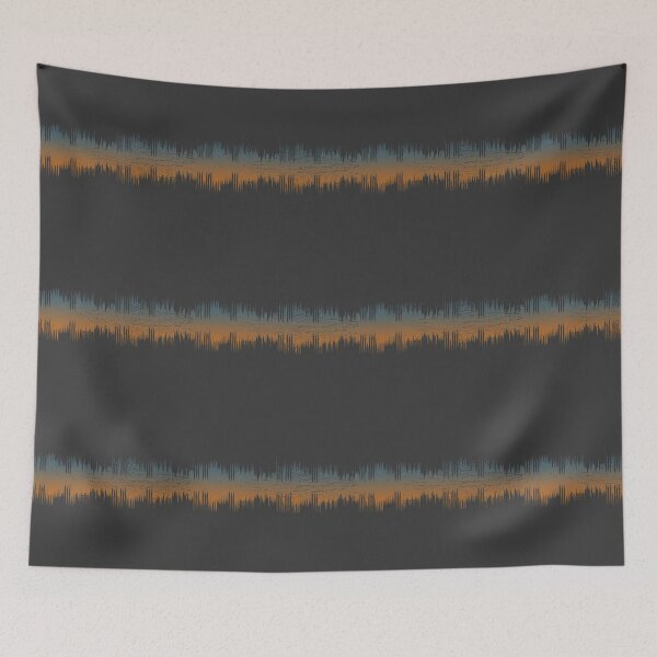 Item preview, Copy of Sound Wave in Blue and Orange designed and sold by Interpret108.