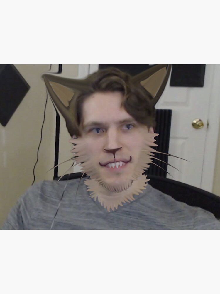 "JERMA Cat Boy" Sticker for Sale by Moodoohow | Redbubble