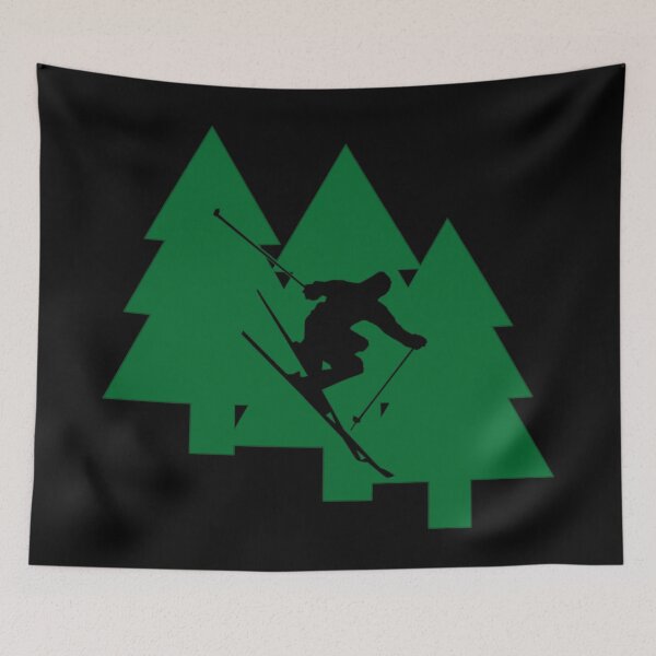 Item preview, Tree Skier Skiing designed and sold by janraydesigns.