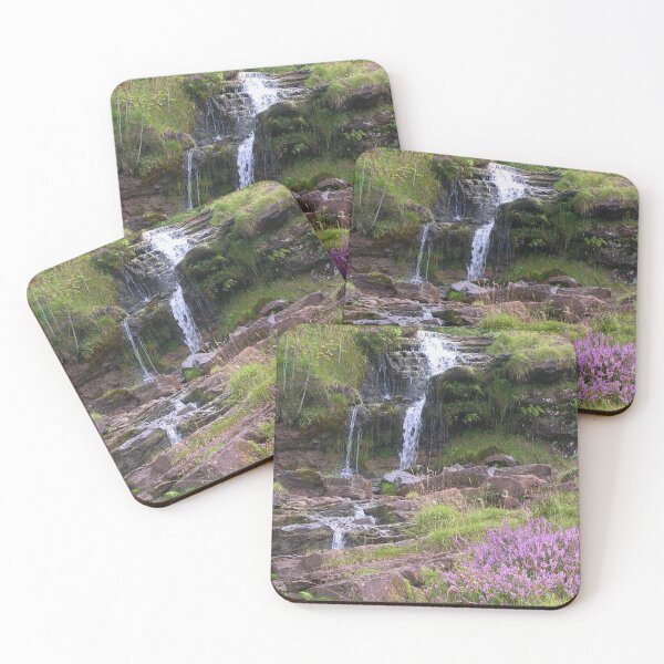 Item preview, Waterfall And Heather In The Beacons designed and sold by lezvee.