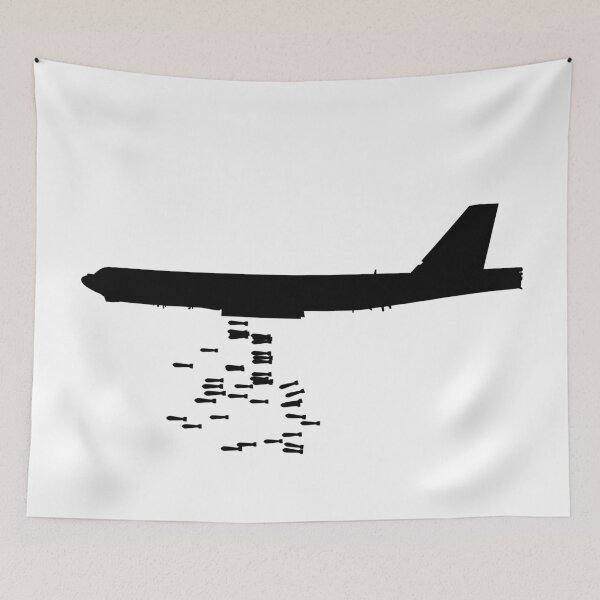 Item preview, USAF united states air force Boeing B-52 Stratofortress military bomb plane, 1950s bomber military aircraft Close air support in flight. US air force military jet armed bomber  designed and sold by Marcin Adrian.