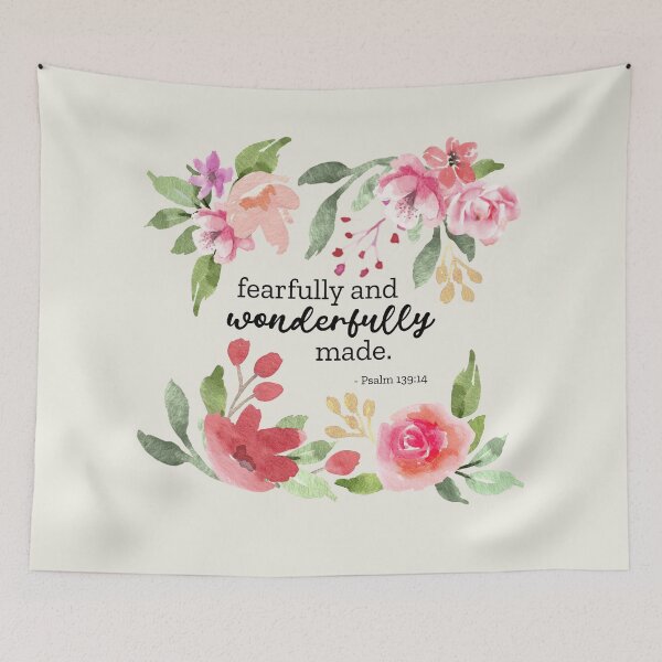Item preview, Fearfully and Wonderfully Made - Psalm 139 14 designed and sold by amazingjoy.