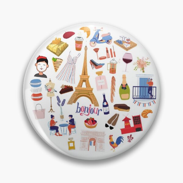 Item preview, France Travel Icons designed and sold by FancyPlanet.