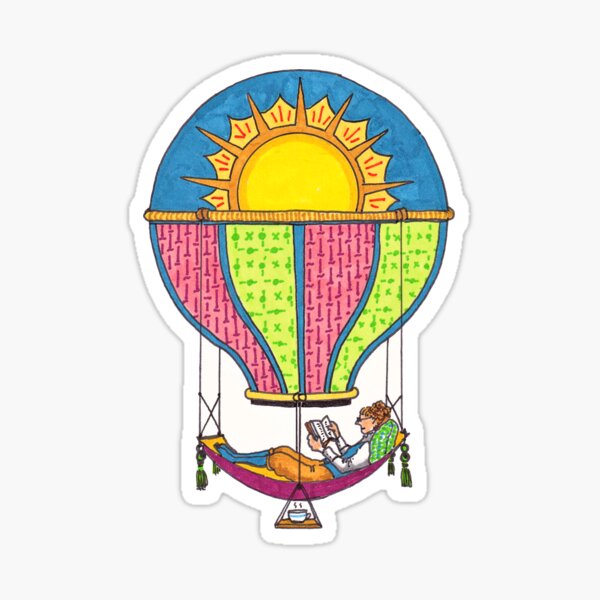 Item preview, Reading in Hammock Balloon designed and sold by KatydidKay.
