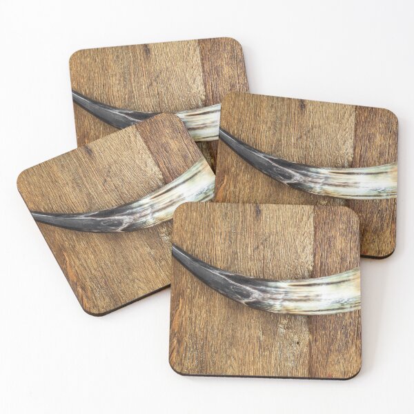 Item preview, Horn on wooden table designed and sold by novopics.