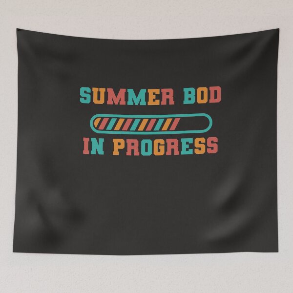 Item preview, My Summer Body Is In Progress Funny Fitness Gym Beach Bod designed and sold by gkao.